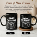 Shhh I'm Reading Coffee - Gift Mug - Faith In My Bag is a brand operated by Gemini Clothing LLC