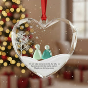 It's Not What We Have in Life Glass - Christmas Ornament - Faith In My Bag is a brand operated by Gemini Clothing LLC