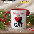 Life is Better with Cat - Gift Mug - Faith In My Bag is a brand operated by Gemini Clothing LLC