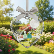 Always in my Heart Glass - Christmas Ornament - Faith In My Bag is a brand operated by Gemini Clothing LLC