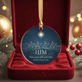 Wise Men Still Seek Him Personalized Christmas Ornament