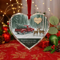 Heart for Couple - Personalized Christmas Ornament