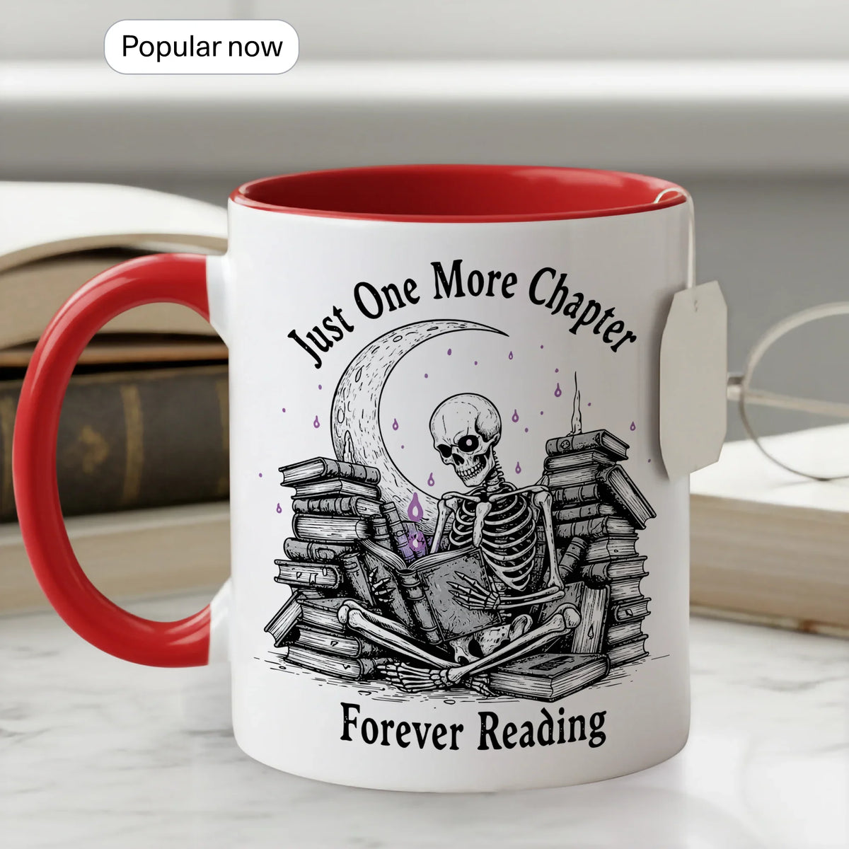 Just One More Chapter Coffee - Gift Mug - Faith In My Bag is a brand operated by Gemini Clothing LLC