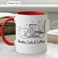 Cute Bookworm Gift Mug - Faith In My Bag is a brand operated by Gemini Clothing LLC