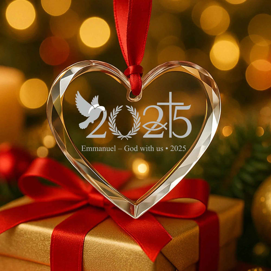 2025 Emmanuel God with Us Christmas Ornament