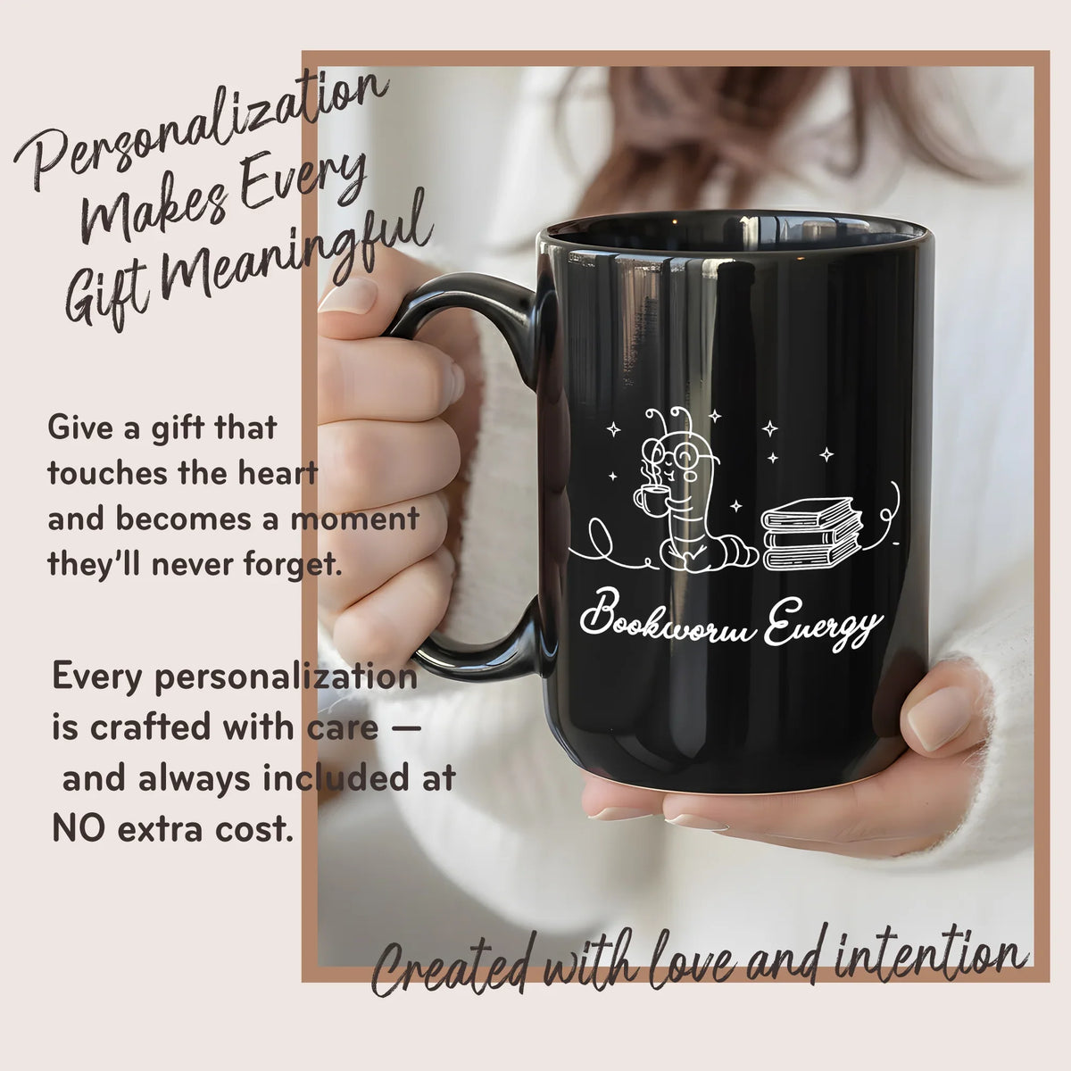 Bookworm's Delight - Gift Mug - Faith In My Bag is a brand operated by Gemini Clothing LLC