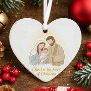 Christ is the Heart of Christmas Christmas Ornament
