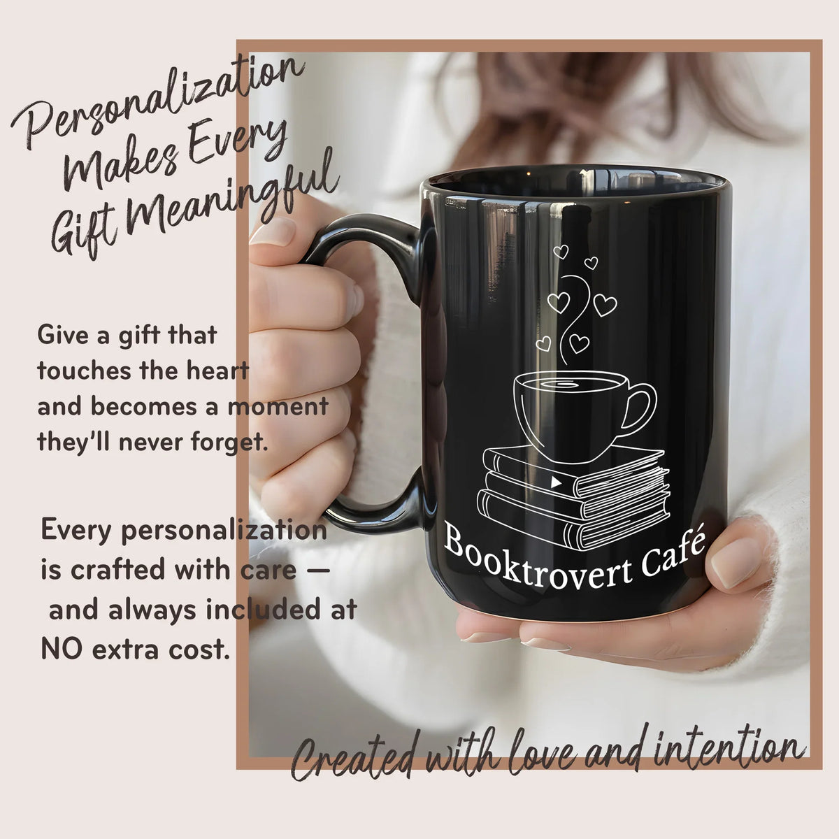 Booktrovert Café - Personalized Gift Mug - Faith In My Bag is a brand operated by Gemini Clothing LLC