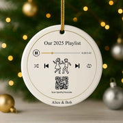 Playlist 2025 Personalized Christmas Ornament