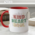 Kind Heart Soul - Personalized Gift Mug - Faith In My Bag is a brand operated by Gemini Clothing LLC