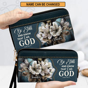 Christianart Handbag, Be Still And Know That I Am God, Personalized Gifts, Gifts for Women.
