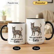 Life is Better with Cats - Gift Mug - Faith In My Bag is a brand operated by Gemini Clothing LLC