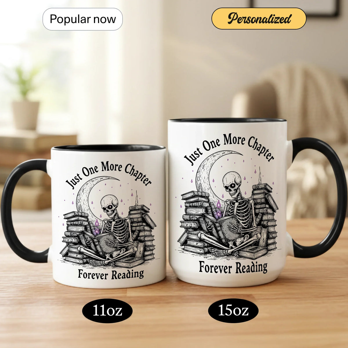 Just One More Chapter Coffee - Gift Mug - Faith In My Bag is a brand operated by Gemini Clothing LLC