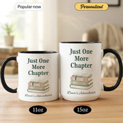 Just One More Chapter Personalized Gift Mug - Faith In My Bag is a brand operated by Gemini Clothing LLC