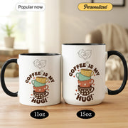 Coffee is my Hug - Gift Mug - Faith In My Bag is a brand operated by Gemini Clothing LLC