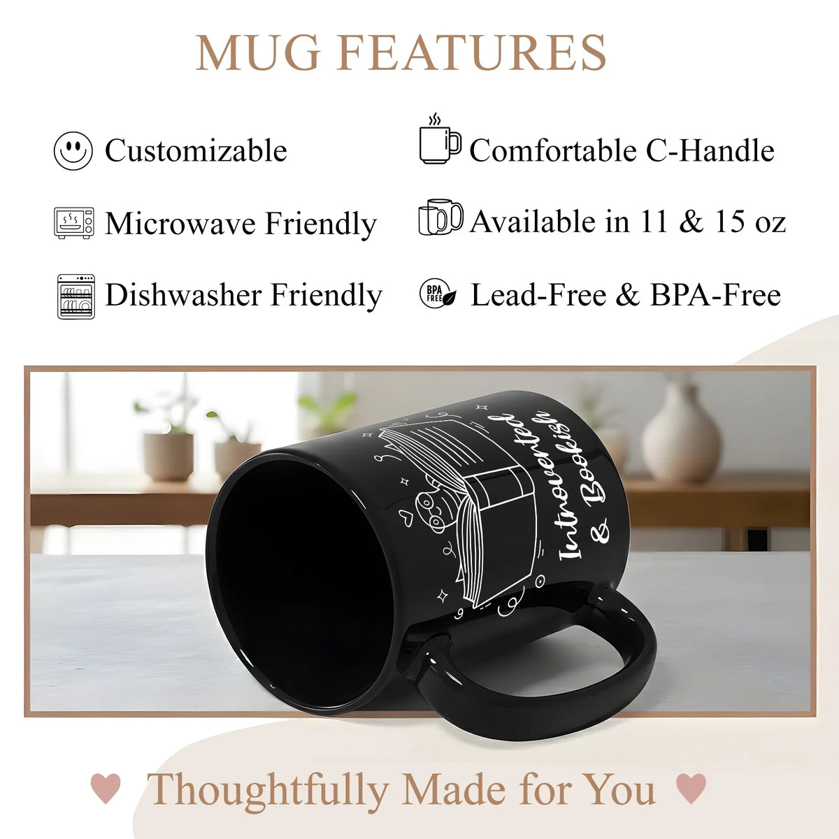 Funny Book Lover - Gift Mug - Faith In My Bag is a brand operated by Gemini Clothing LLC