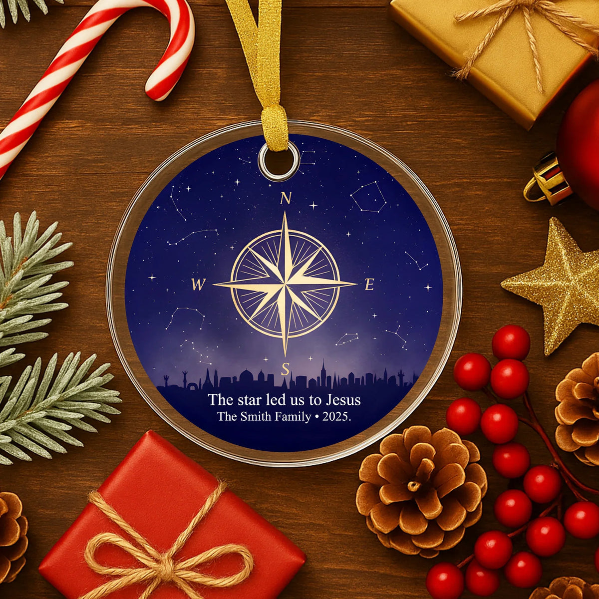 Christmas Set Christmas Ornament - Faith In My Bag is a brand operated by Gemini Clothing LLC