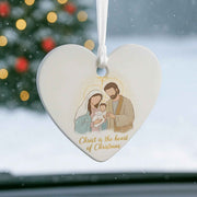 Christ is the Heart of Christmas Christmas Ornament