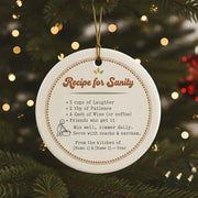 Santa Gone Wild - Personalized Christmas Ornament - Faith In My Bag is a brand operated by Gemini Clothing LLC
