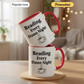 Late-Night Reading - Personalized Gift Mug - Faith In My Bag is a brand operated by Gemini Clothing LLC
