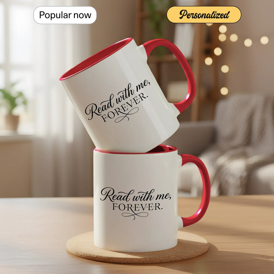 Read with Me Forever - Gift Mug - Faith In My Bag is a brand operated by Gemini Clothing LLC