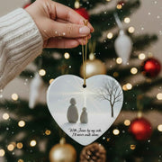 Jesus by my Side Christmas Ornament