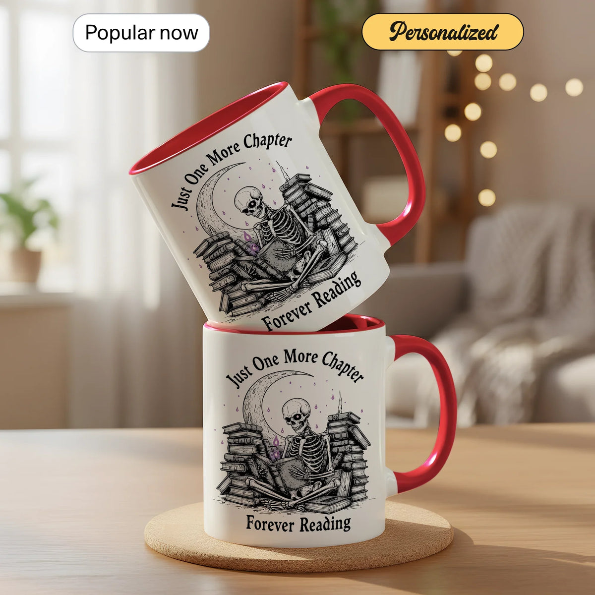 Just One More Chapter Coffee - Gift Mug - Faith In My Bag is a brand operated by Gemini Clothing LLC
