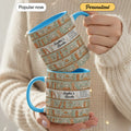 Happiness is a Cup of Coffee and a Good Book - Personalized Gift Mug - Faith In My Bag is a brand operated by Gemini Clothing LLC