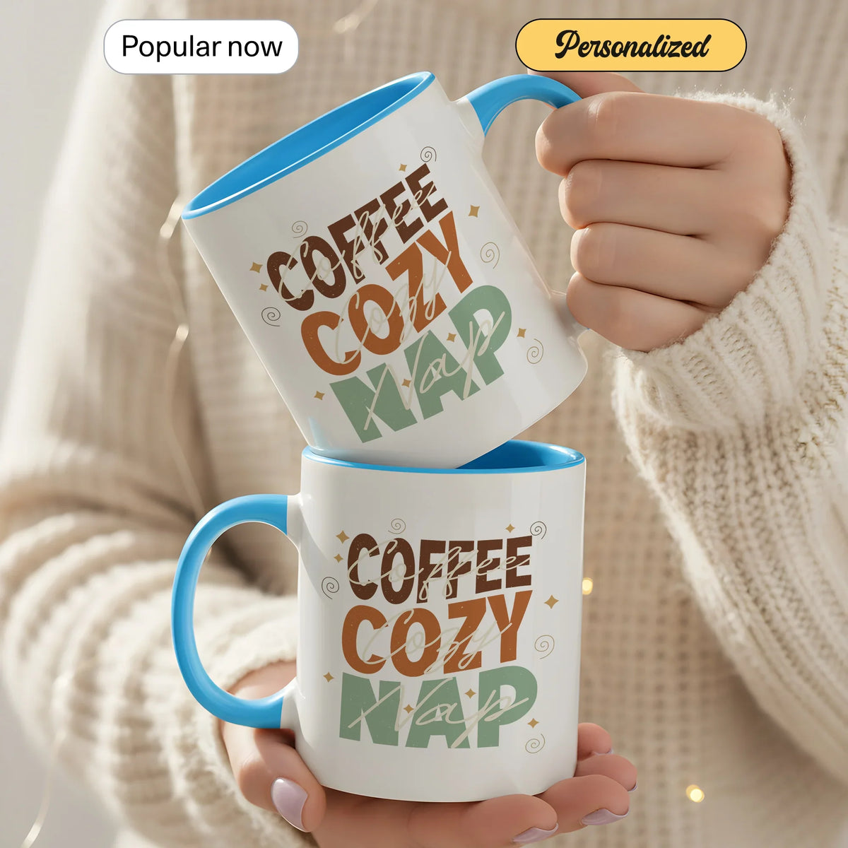 Cute Cozy Coffee - Gift Mug - Faith In My Bag is a brand operated by Gemini Clothing LLC