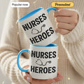 Nurses Are Heroes - Personalized Gift Mug - Faith In My Bag is a brand operated by Gemini Clothing LLC