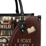 A House is Not A Home Without Books and Cats - Personalized Christian Handbag - Faith In My Bag is a brand operated by Gemini Clothing LLC