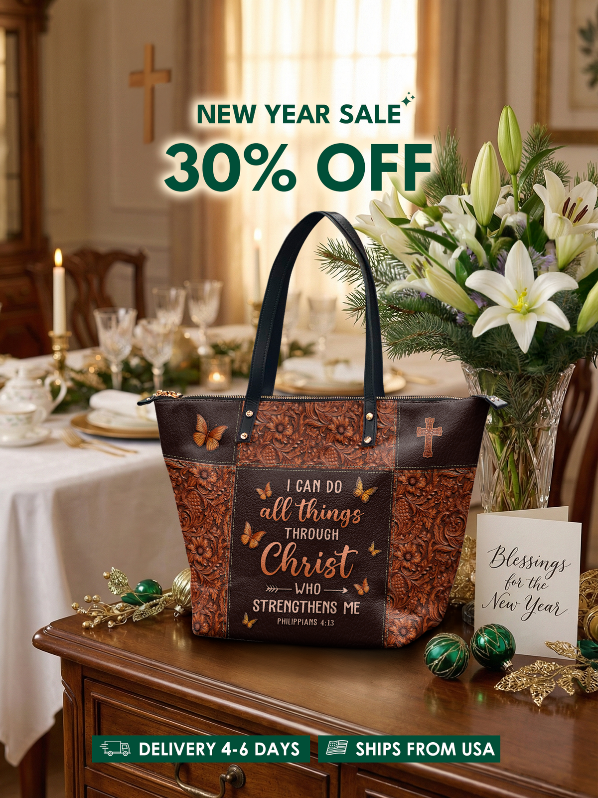 Believe Leather Bag Bogo - Christian Handbag - Faith In My Bag is a brand operated by Gemini Clothing LLC