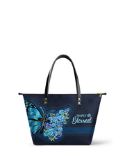 Blessed Leather Bag - Christian Handbag - Faith In My Bag is a brand operated by Gemini Clothing LLC