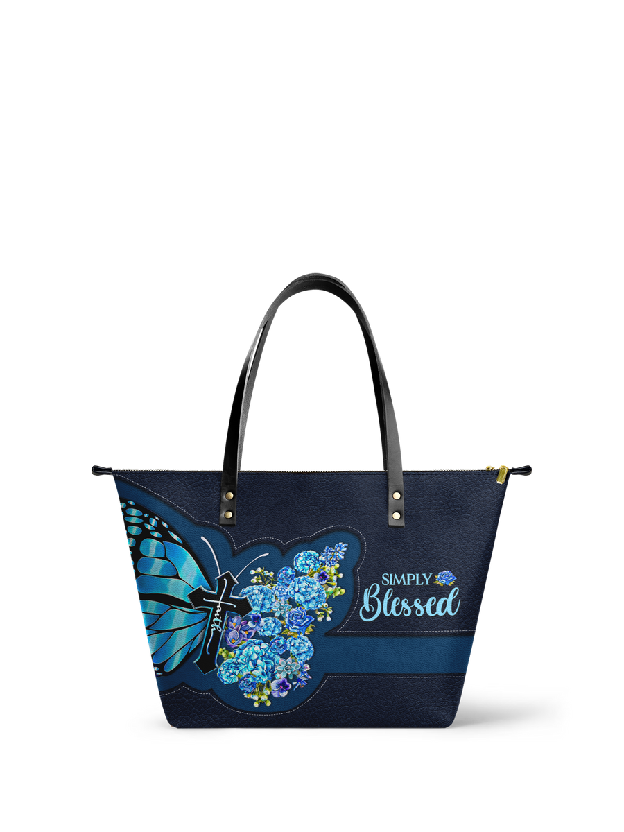 Blessed Leather Bag - Christian Handbag - Faith In My Bag is a brand operated by Gemini Clothing LLC