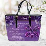 Custom Engraved Leather Handbag - Elegance & Faith Combined - CHRISTIANARTBAG CABLTHB01070424.
