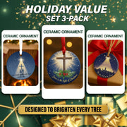 Christmas 3-Pack - Christmas Ornament - Faith In My Bag is a brand operated by Gemini Clothing LLC