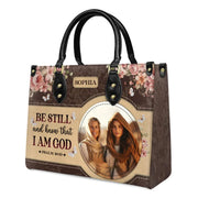 Be Still and Know That I Am God Psalm 46 10 - Personalized Christian Handbag - Faith In My Bag is a brand operated by Gemini Clothing LLC