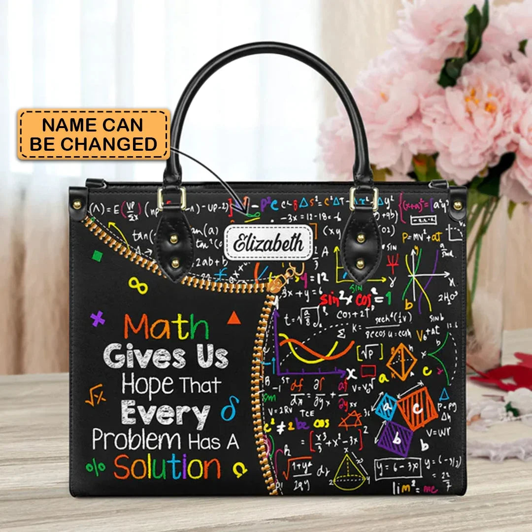 Teacher Bags - Personalized Christian Handbag - Solution Handbag Cab02281223 - Faith In My Bag is a brand operated by Gemini Clothing LLC