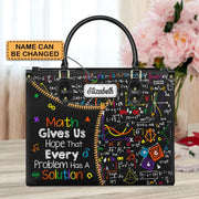 Teacher Bags - Personalized Christian Handbag - Solution Handbag Cab02281223 - Faith In My Bag is a brand operated by Gemini Clothing LLC