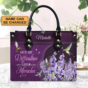 Out of Difficulties Grow Miracles 1 Peter 5 10 Hummingbird - Personalized Christian - Faith In My Bag is a brand operated by Gemini Clothing LLC
