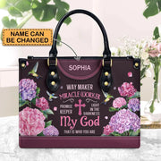 Way Maker Miracle Worker Hummingbird - Personalized Christian Handbag - Faith In My Bag is a brand operated by Gemini Clothing LLC