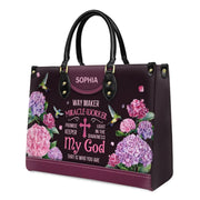 Way Maker Miracle Worker Hummingbird - Personalized Christian Handbag - Faith In My Bag is a brand operated by Gemini Clothing LLC