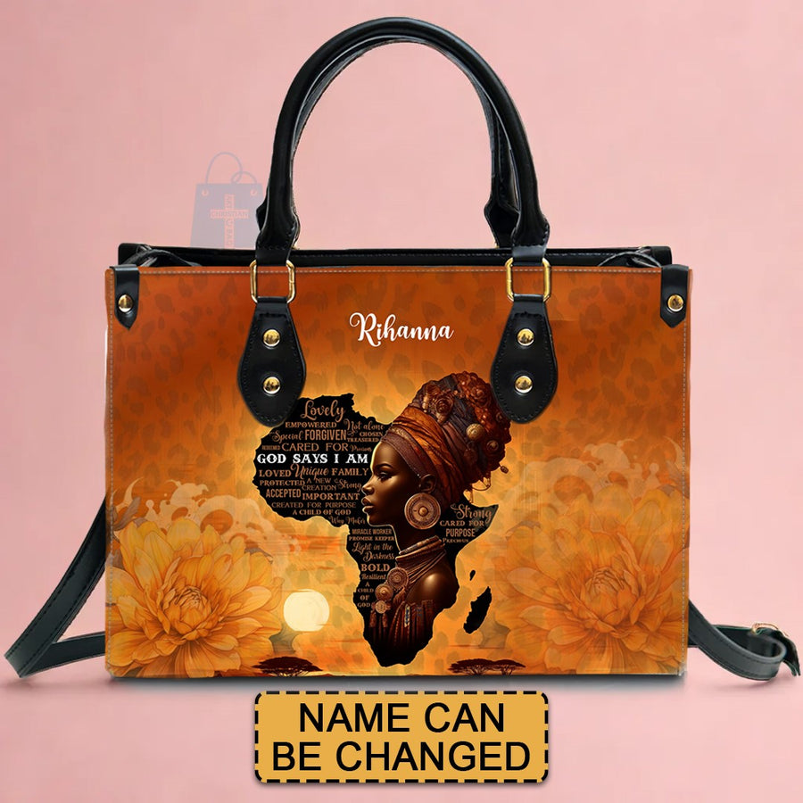 Customizable Afrocentric - Personalized Christian Handbag - Faith In My Bag is a brand operated by Gemini Clothing LLC