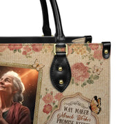 Way Maker Miracle Worker Promise Keeper - Personalized Christian Handbag - Faith In My Bag is a brand operated by Gemini Clothing LLC