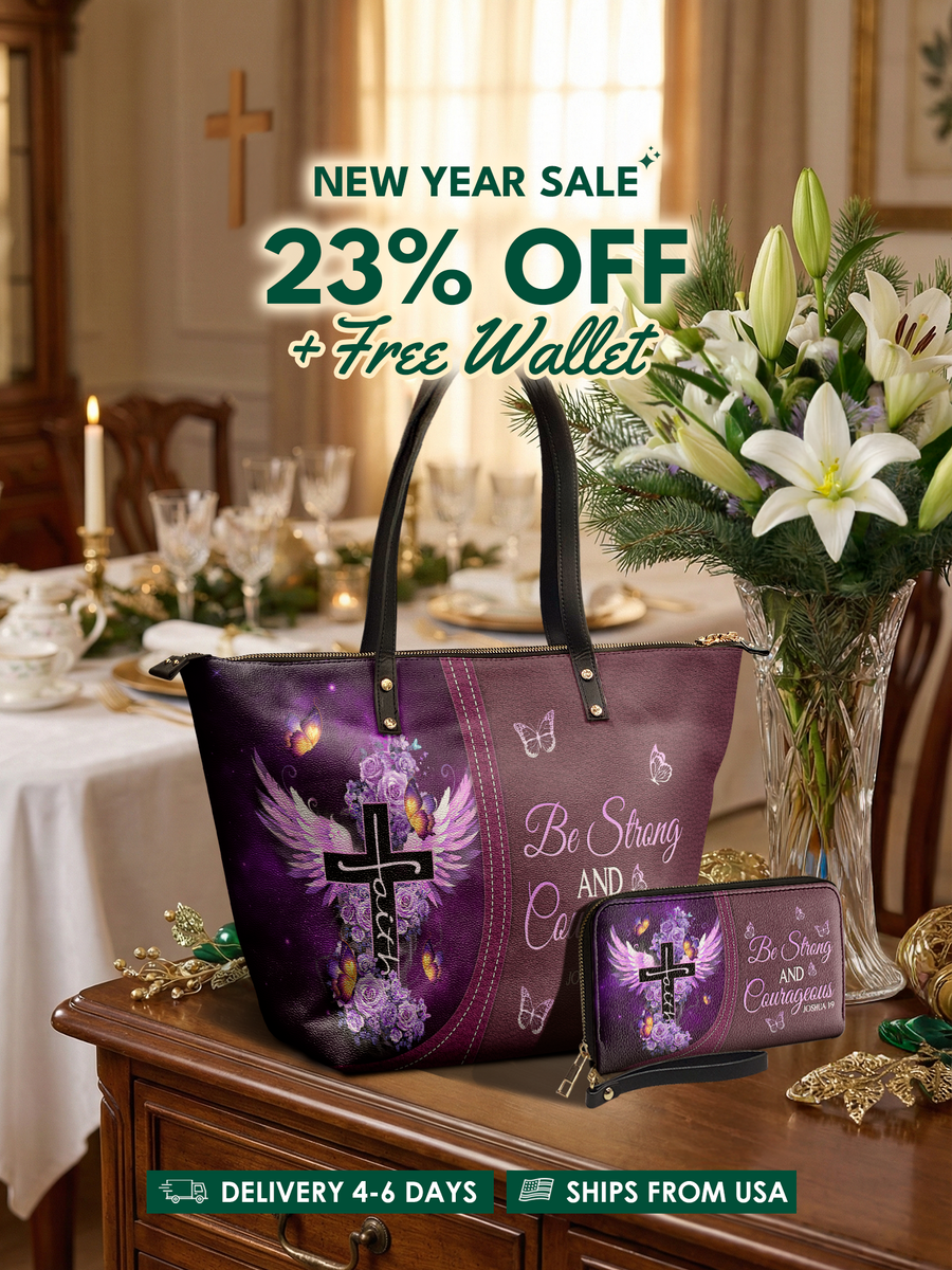 Courage Leather Bag Deal - Christian Handbag - Faith In My Bag is a brand operated by Gemini Clothing LLC