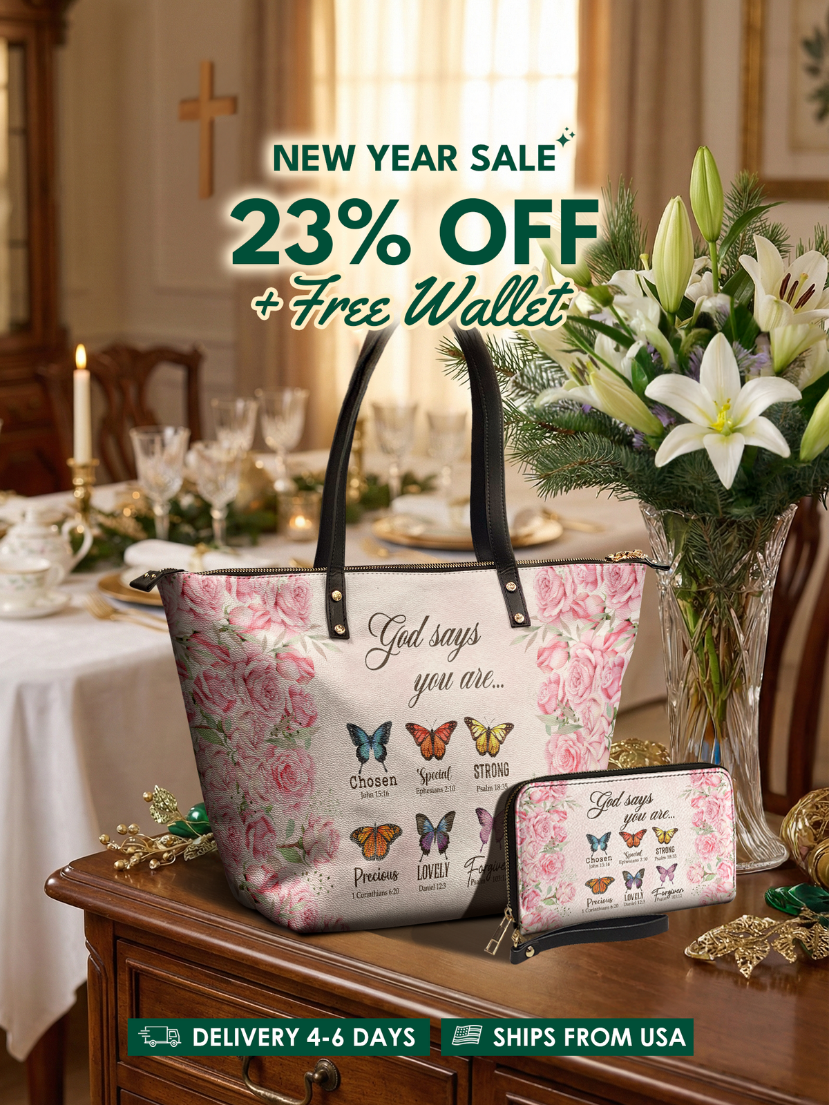 Flutter Deal - Christian Handbag - Faith In My Bag is a brand operated by Gemini Clothing LLC