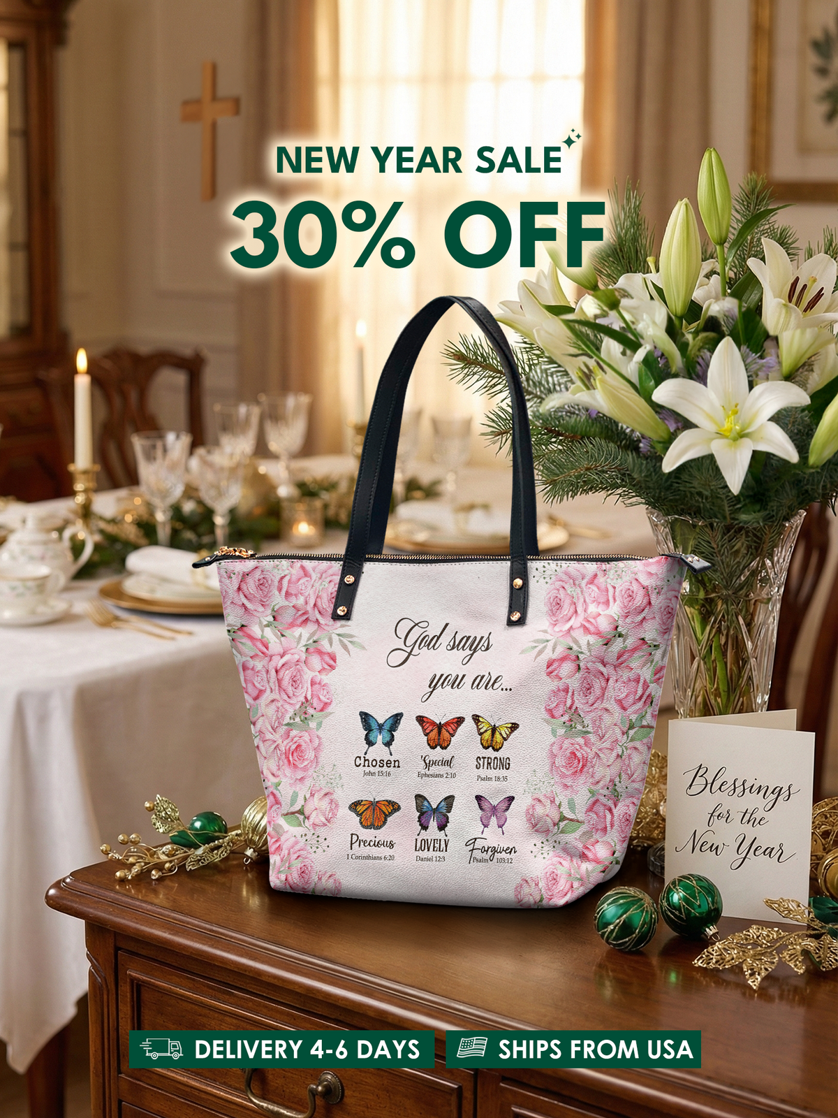 Flutter Bogo - Christian Handbag - Faith In My Bag is a brand operated by Gemini Clothing LLC