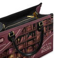 Just A Girl Who Loves Books - Personalized Christian Handbag - Faith In My Bag is a brand operated by Gemini Clothing LLC