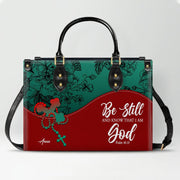 Personalized Christian Leather Handbag – Christian Christmas Gift for Women