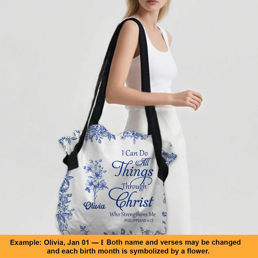Large Oxford Fabric - Personalized Christian Handbag - Faith In My Bag is a brand operated by Gemini Clothing LLC
